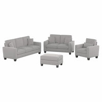 Moscow 6 Seater Fabric Sofa With Ottoman For Living Room | Bedroom | Office - Torque India