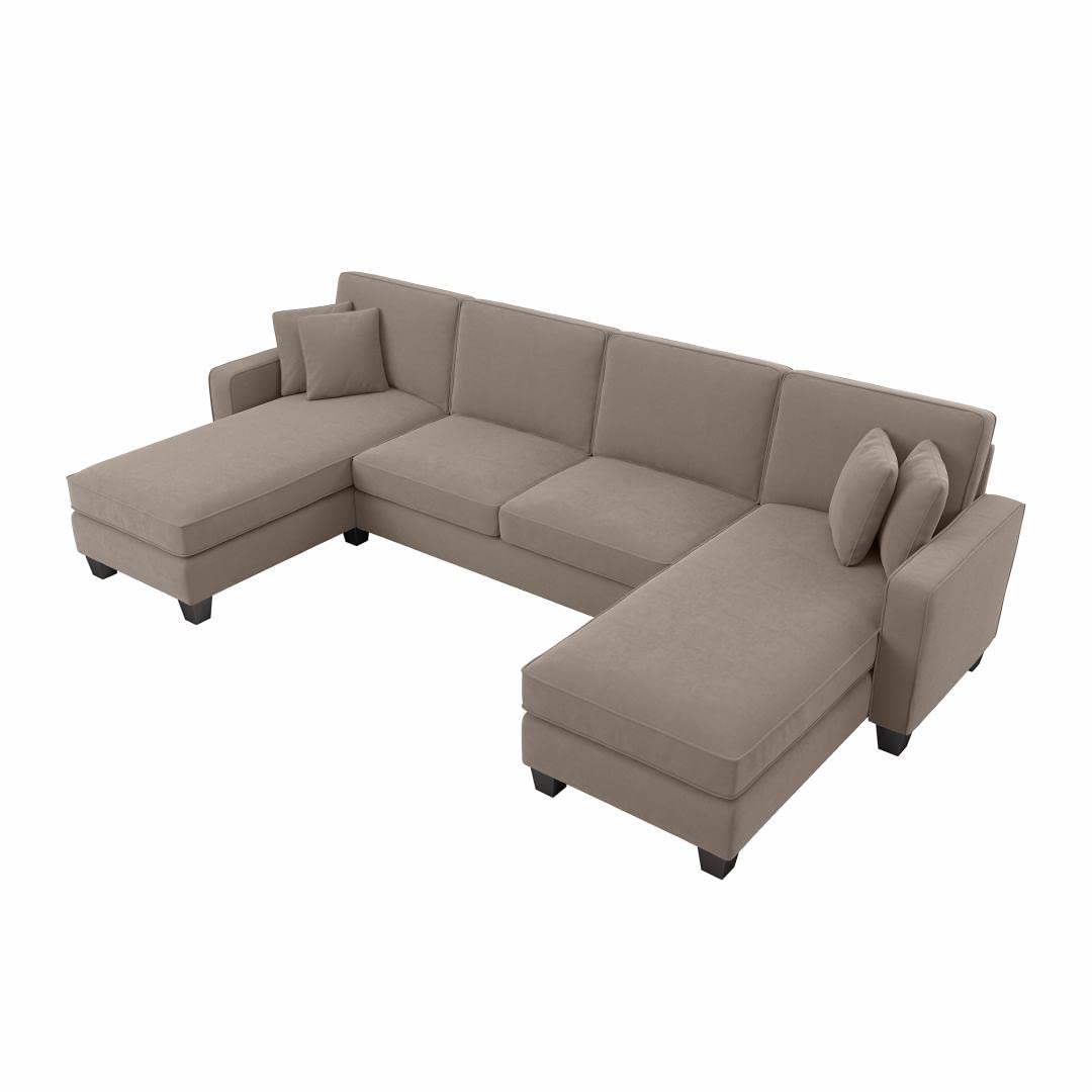 Moscow 6 Seater U Shape Double Chaise Lounge Sofa For Living Room | Bedroom | Office - Torque India