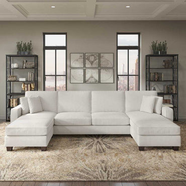 Moscow 6 Seater U Shape Double Chaise Lounge Sofa For Living Room | Bedroom | Office - Torque India