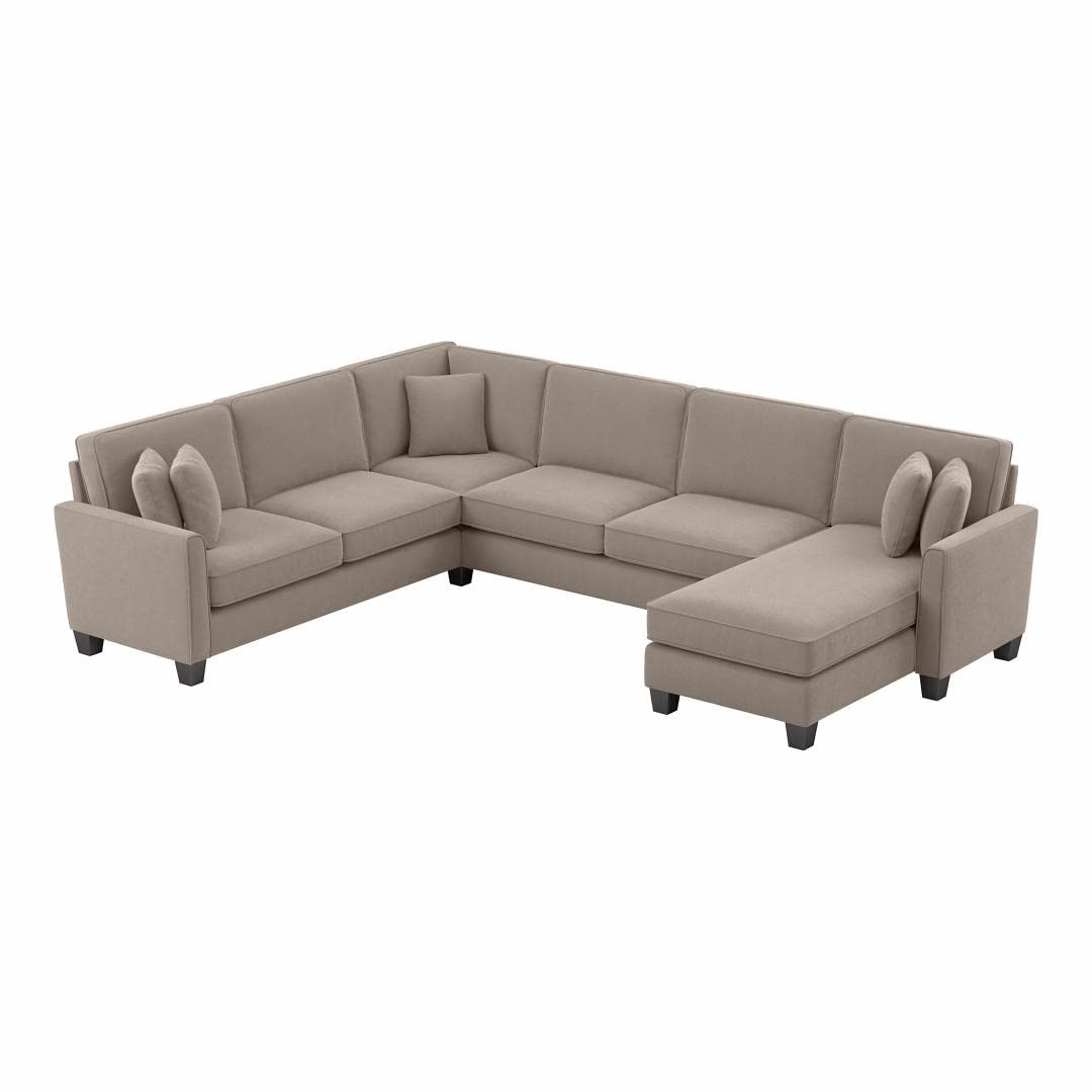 Moscow 7 Seater U Shape Fabric Sofa For Living Room| Bedroom | Office - Torque India