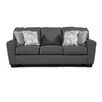 Neve 3 Seater Sofa for Living Room (Dark Grey) - Torque India