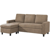 Notch 4 Seater Reversible Modular Sofa & Chaise with Ottoman - Torque India