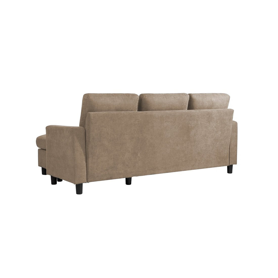 Notch 4 Seater Reversible Modular Sofa & Chaise with Ottoman - Torque India