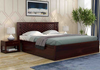 Persia Sheesham Wood Bed with Box Storage - Torque India