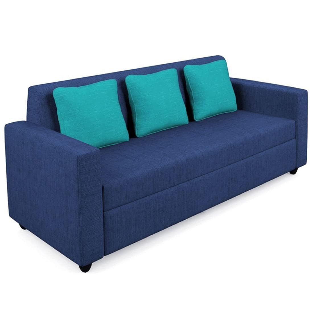 Robin 3 Seater Fabric Sofa With Cushion - Torque India