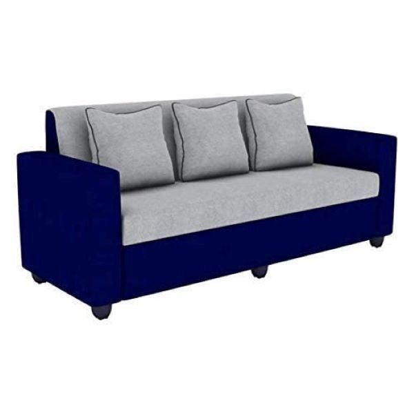 Robin 3 Seater Fabric Sofa With Cushion - Torque India