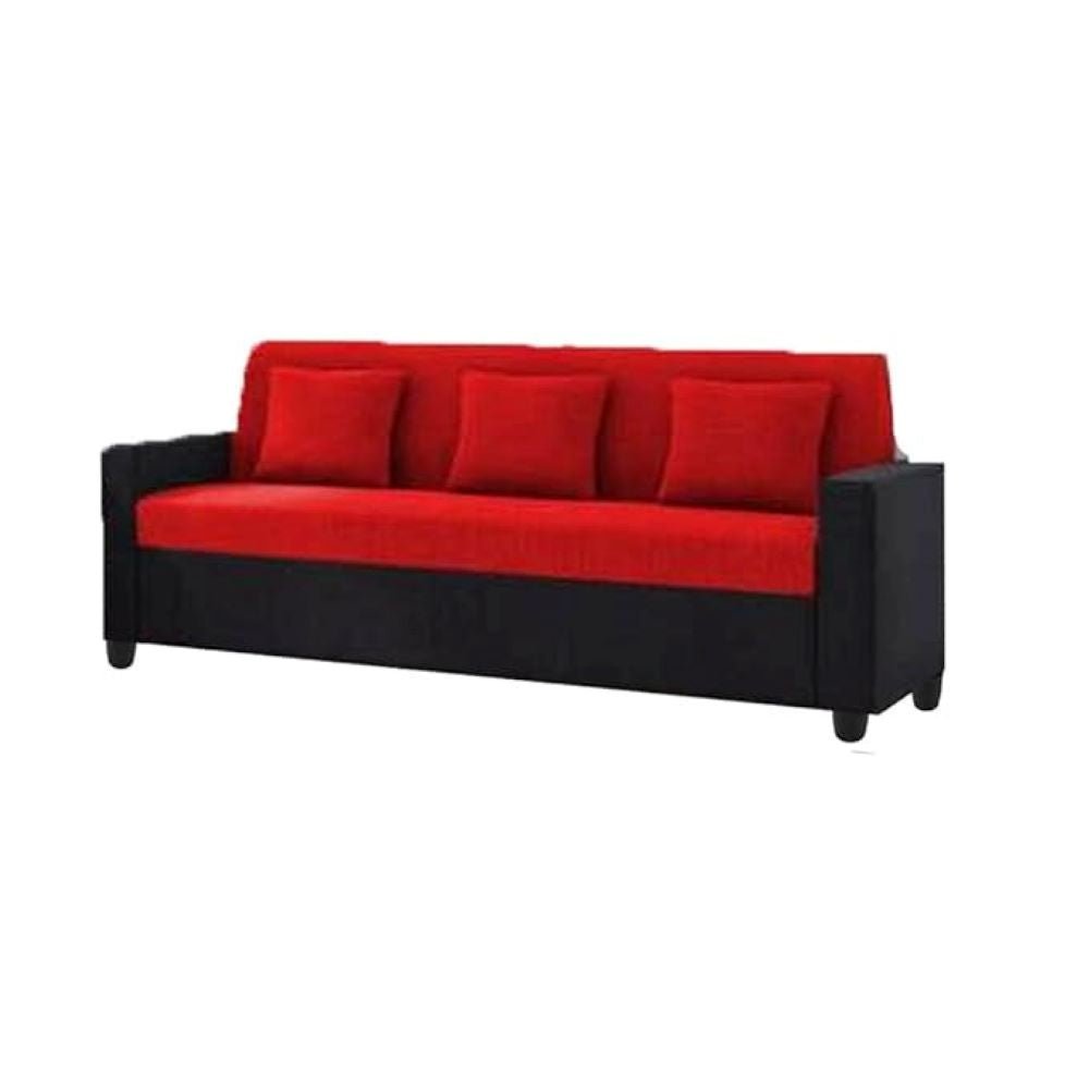 Robin 3 Seater Fabric Sofa With Cushion - Torque India