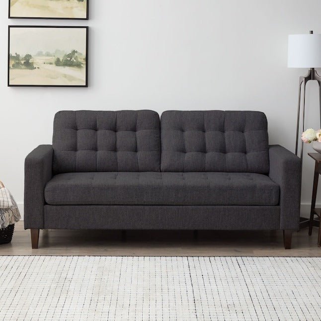 Rommi 3 Seater Fabric Sofa For Living Room - Torque India