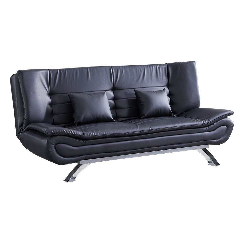 Sebastian 3 Seater Multipurpose Sofa Cum Bed in Fabric / Leatherette - Torque India
