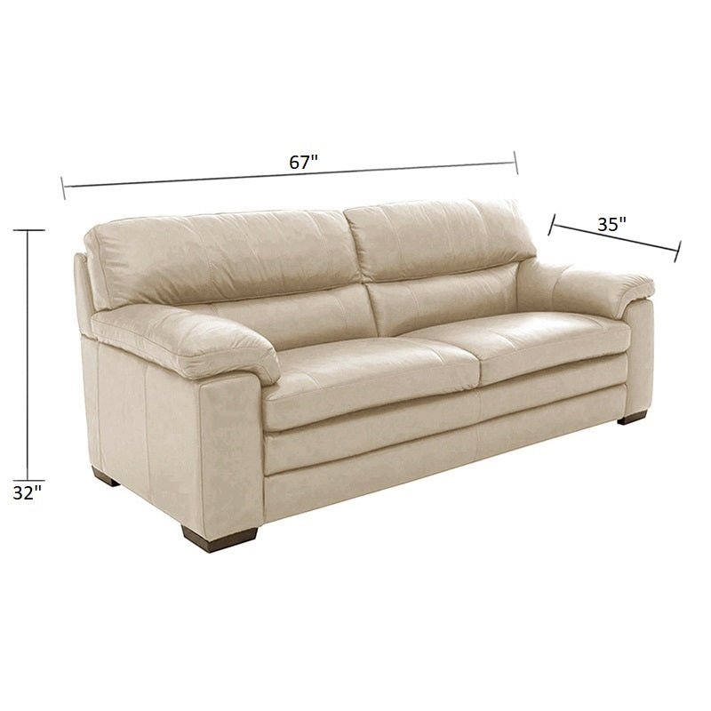 Slouch 2 Seater Leatherette Sofa For Living Room - Torque India