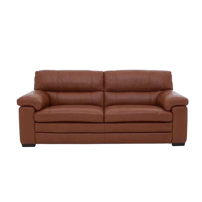 Slouch 2 Seater Leatherette Sofa For