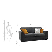 Sofia 2 Seater Fabric Sofa For Living Room - Torque India