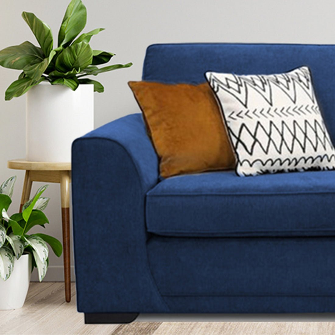 Sofia 2 Seater Fabric Sofa For Living Room - Torque India