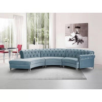 Spencer U Shape 6 Seater Fabric Sofa Set - Torque India