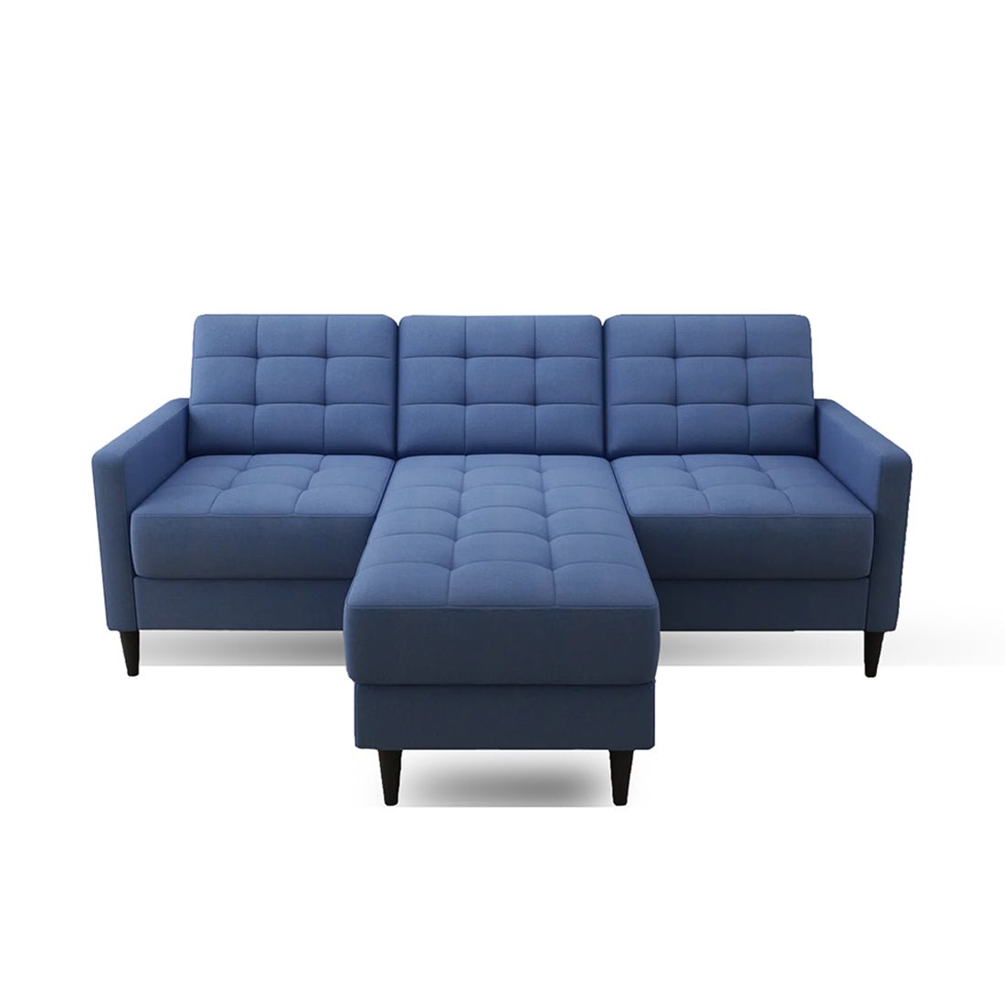 Torque - Alessa 4 Seater Reversible Modular Sofa & Chaise with Ottoman - Torque India