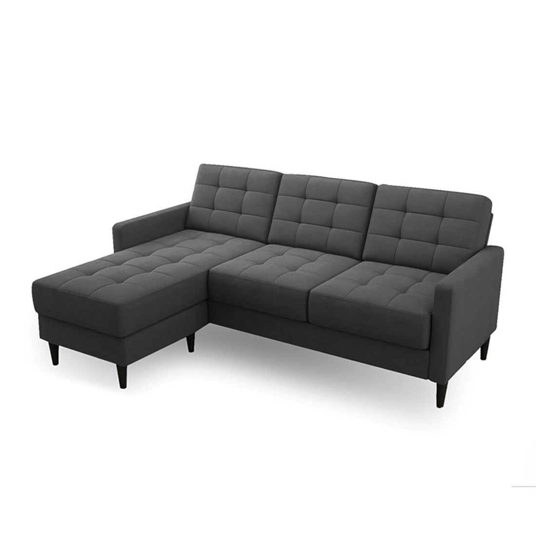 Torque - Alessa 4 Seater Reversible Modular Sofa & Chaise with Ottoman - Torque India