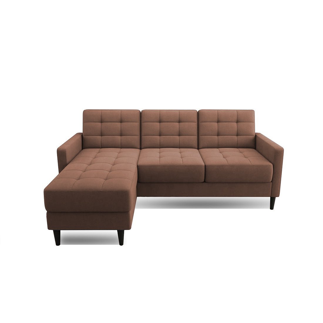 Torque - Alessa 4 Seater Reversible Modular Sofa & Chaise with Ottoman - Torque India