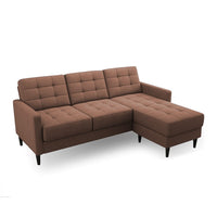 Torque - Alessa 4 Seater Reversible Modular Sofa & Chaise with Ottoman - Torque India