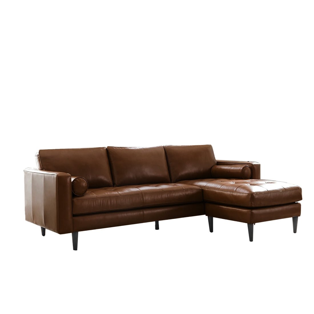 Torque - Bosco 6 Seater Leatherette L Shape Sofa For Living Room | Bedroom | Office - Torque India