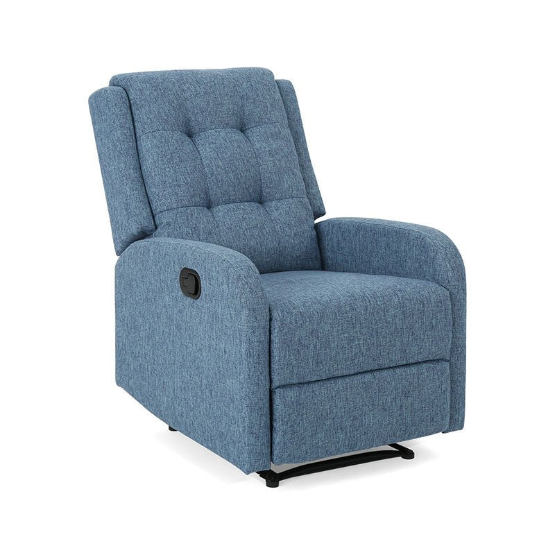 Torque India Adrano Upholstered Fabric One Seater Recliner | 1 Seater Fabric Manual Recliner - Torque India