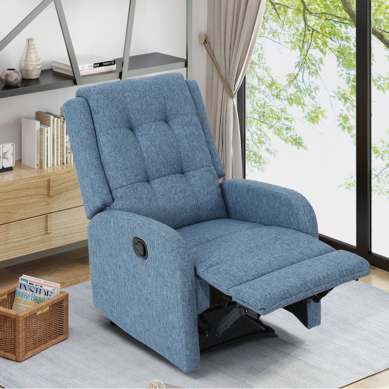 Torque India Adrano Upholstered Fabric One Seater Recliner | 1 Seater Fabric Manual Recliner - Torque India