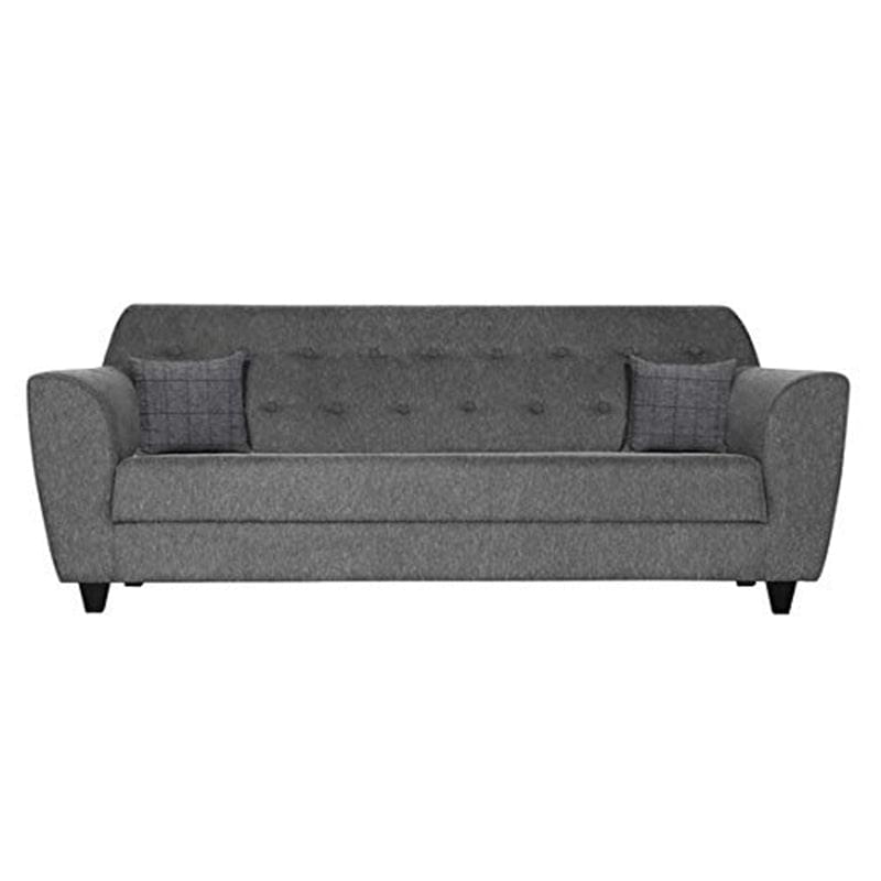 Torque India Austin 3 Seater Sofa for Living Room (Grey) | 3 Seater Sofa - TorqueIndia