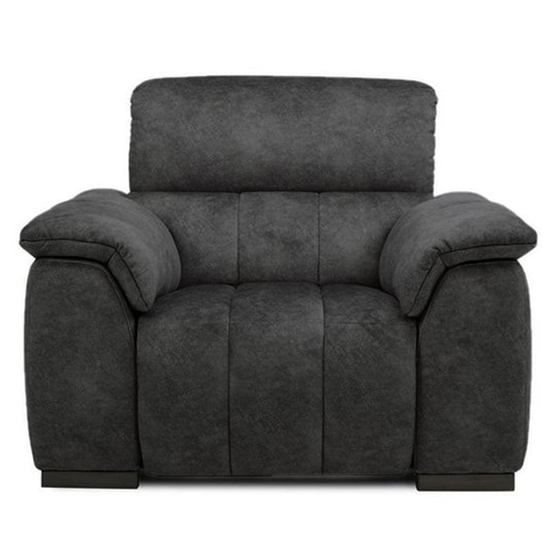 Torque India Casanoy 1 Seater Fabric Sofa for Living Room | 1 Seater Fabric Sofa - TorqueIndia