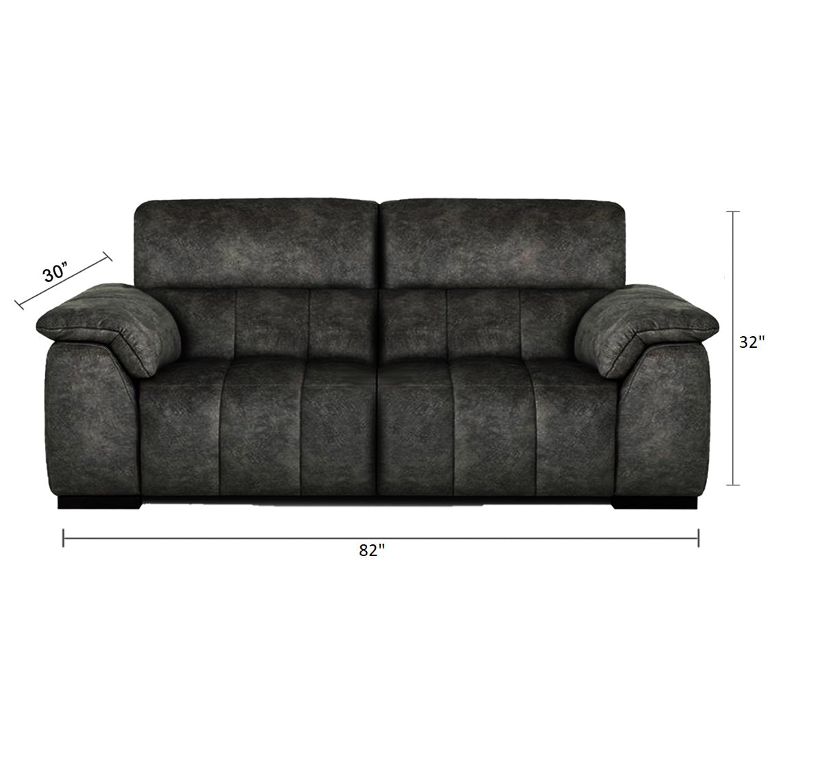 Torque India Casanoy 3 Seater Fabric Sofa for Living Room | 3 Seater Fabric Sofa - Torque India