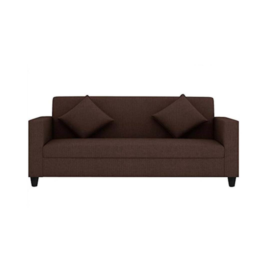 Torque India Celestia 3 Seater Fabric Sofa With Cushion For Living Room - TorqueIndia