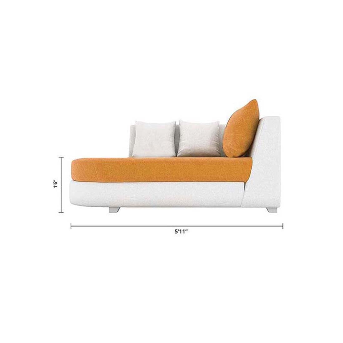 Torque India Christie 6 Seater L Shape Corner Sofa for Living Room | 6 Seater L Shape Sofa - Torque India