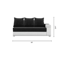 Torque India Christie L Shape 8 Seater Sofa Set with Centre Table and 2 Puffy | L Shape 8 Seater Sofa Set - Torque India