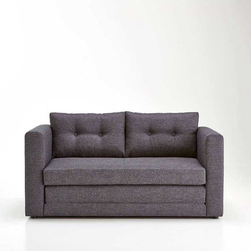 Torque India Corrigon Fabric 3 Seater Wooden Sofa Cum Bed for Living Room - TorqueIndia