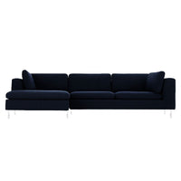 Torque India Elfin 4 Seater L Shape Fabric Sofa Set for Living Room - TorqueIndia