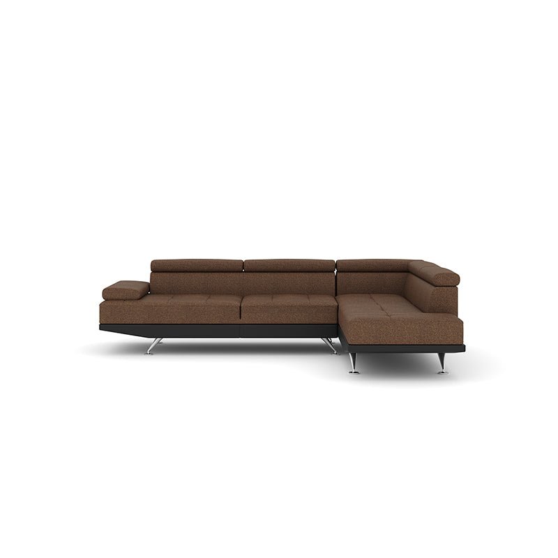 Torque India Griffin 5 Seater Fabric L Shape Sofa For Living Room - TorqueIndia