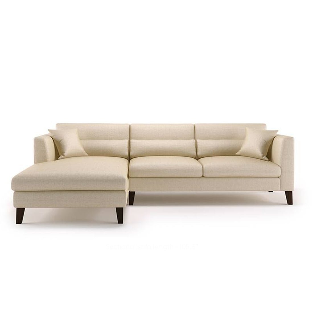 Torque India Hawk 4 Seater L Shape Sofa For Living Room - Torque India