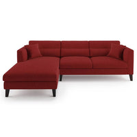 Torque India Hawk 4 Seater L Shape Sofa For Living Room - Torque India