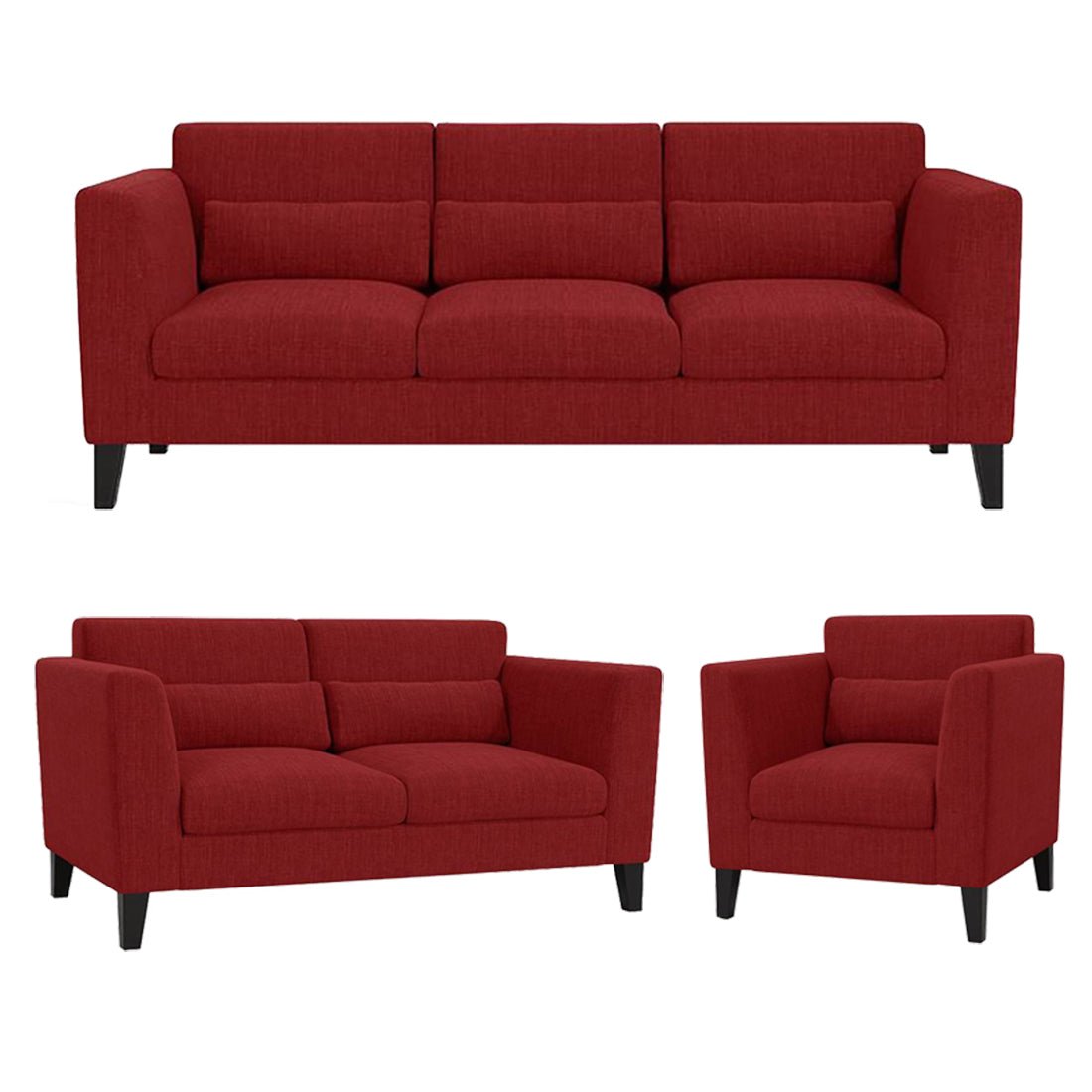 Torque India Hawk 6 Seater L Shape Sofa For Living Room - 3+2+1 - Torque India