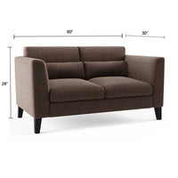 Torque India Hawk 6 Seater L Shape Sofa For Living Room - 3+2+1 - Torque India