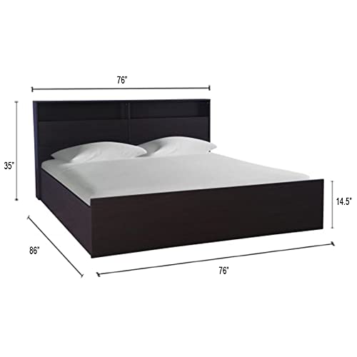 Torque India Jack Queen Size Bed With Box Storage For Bedroom - Torque India