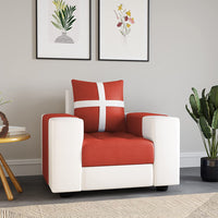 Torque India Jamestown 1 Seater Fabric Sofa for Living Room - TorqueIndia