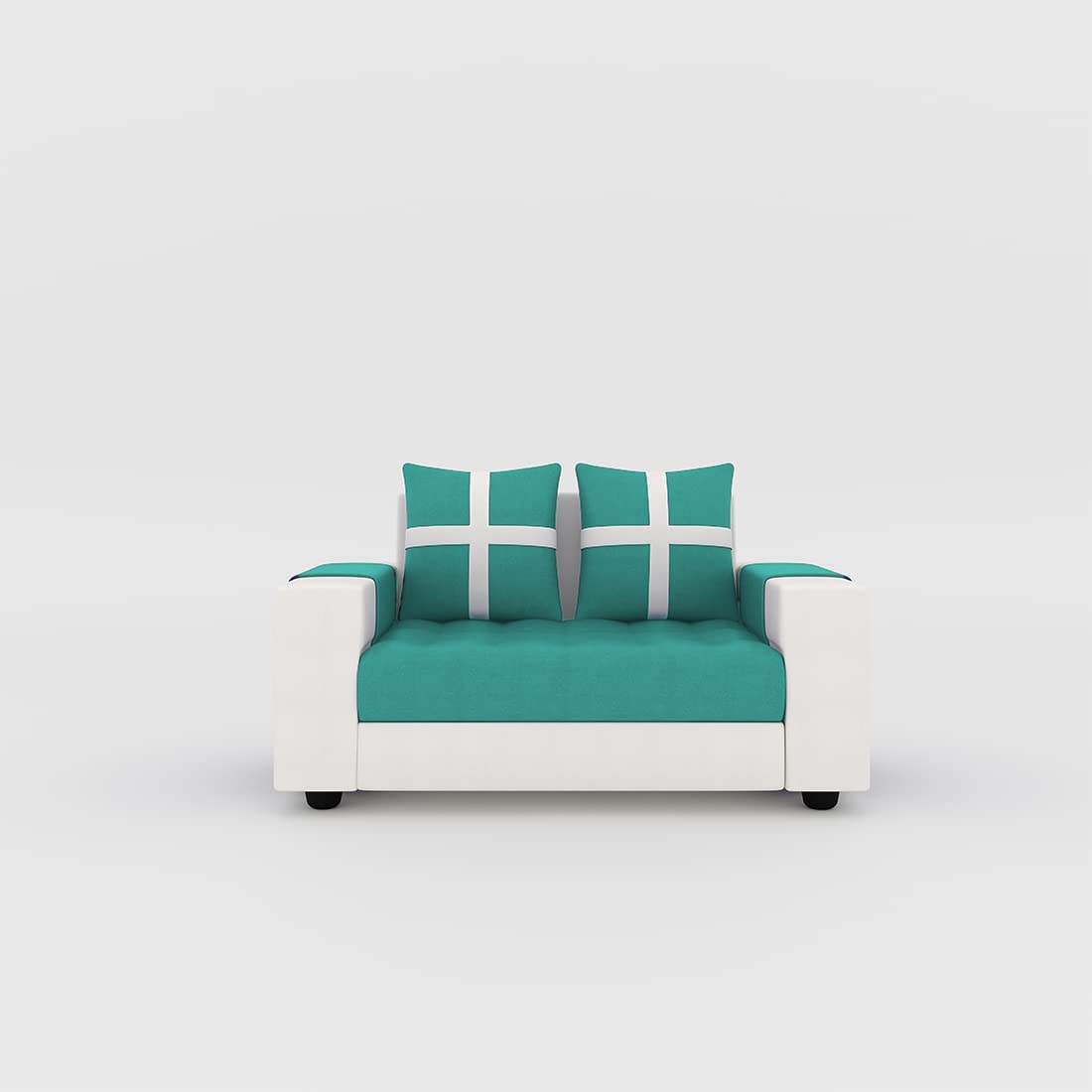 Torque India Jamestown 2 Seater Fabric Sofa for Living Room - TorqueIndia
