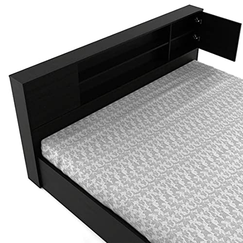 Torque India Lucy King Size Bed With Storage For Bedroom (Brown) - Torque India