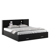 Torque India Lucy King Size Bed With Storage For Bedroom (Brown) - Torque India