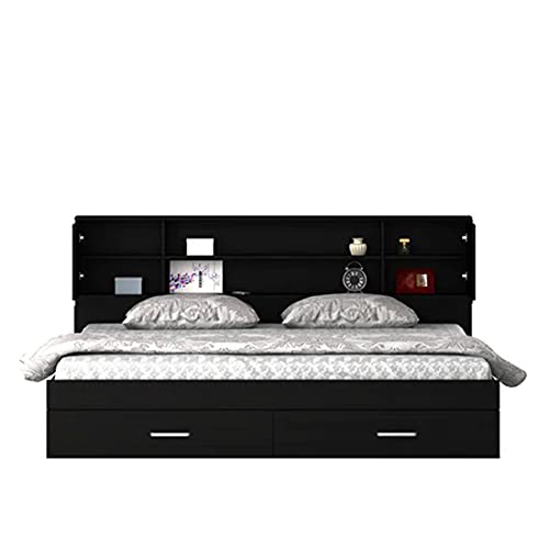 Torque India Lucy King Size Bed With Storage For Bedroom (Brown) - Torque India