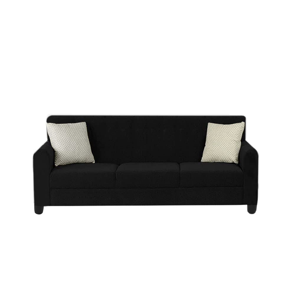 Torque India Malton 3 Seater Fabric Sofa with Cushion for Living Room - Torque India