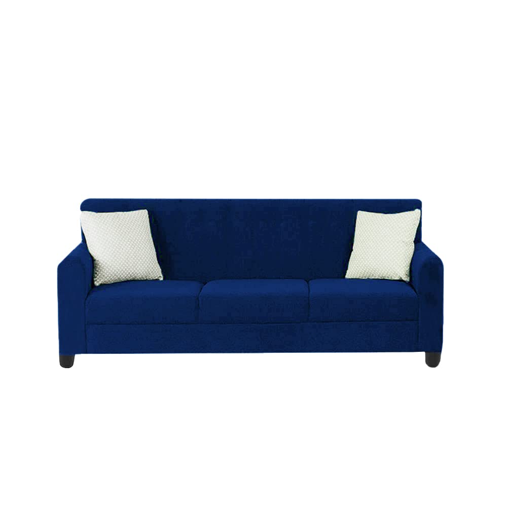 Torque India Malton 3 Seater Fabric Sofa with Cushion for Living Room - Torque India