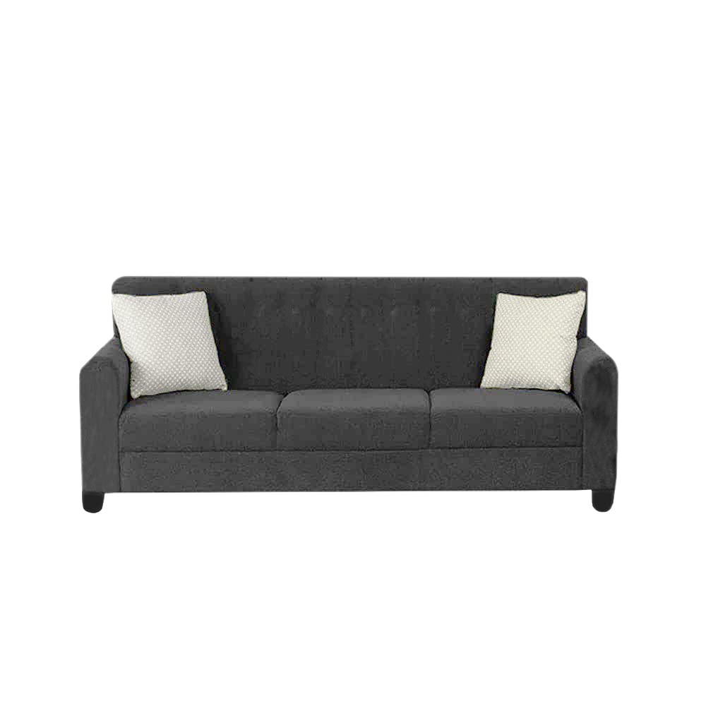 Torque India Malton 3 Seater Fabric Sofa with Cushion for Living Room - Torque India