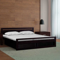 Torque India Mathew Queen Size Bed With Drawer Storage For Bedroom - Torque India