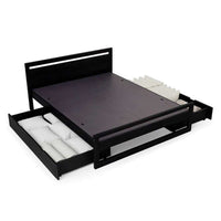 Torque India Mathew Queen Size Bed With Drawer Storage For Bedroom - Torque India