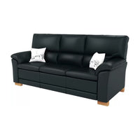 Torque India Milan 3 Seater Leatherette Sofa | Furniture for Living Room And Office | 3 Seater Leatherette Sofa - Torque India